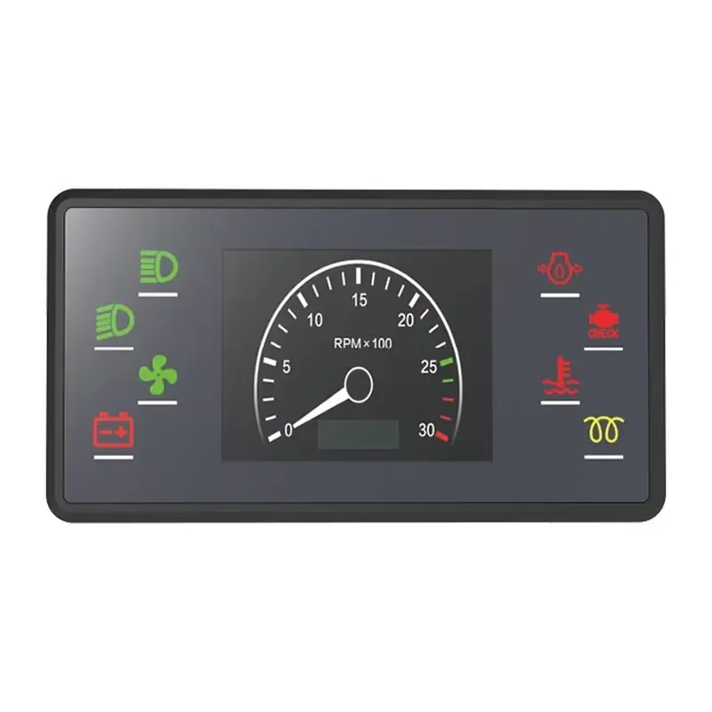 2.4 Inch Screen Display Mini Size Instrument Panel 9-36VDC Lightweight Eco-Friendly for Construction Machinery DL- DIS24