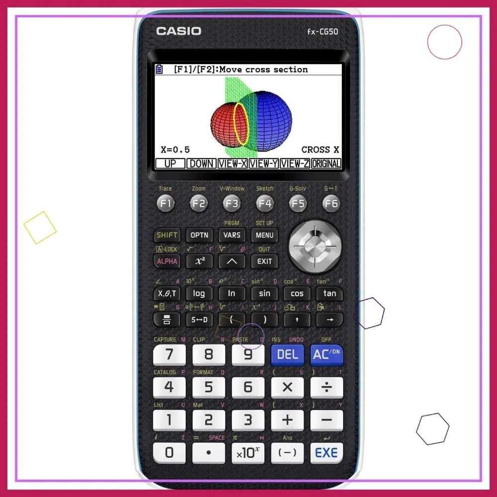 

Color Graphing Calculator with High-Res Display, Advanced Math Functions, and Python Programming