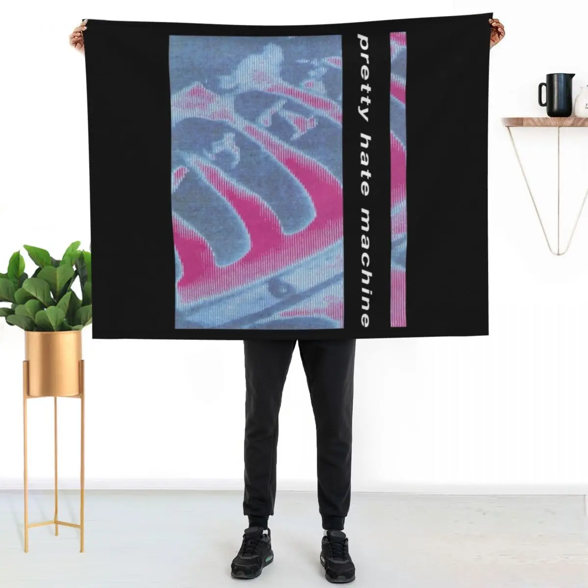 pretty hate machine Throw Blanket Decorative Sofas Blankets For Baby Vintage valentine gift ideas Designers Blankets