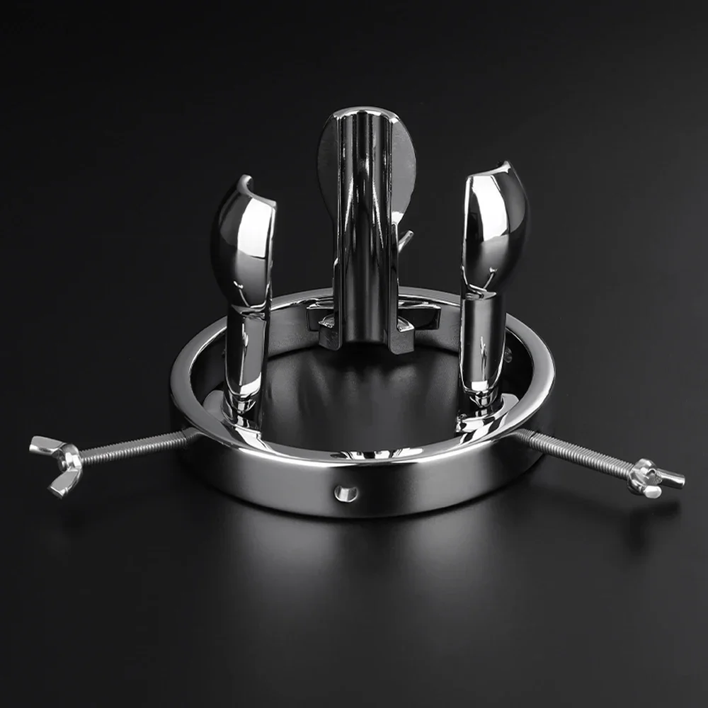 Metal Huge Anal Dilatador Anal Expander Vaginal Dilator Anus Speculum Hollow Butt Plug Vaginal Speculum Women Men Adult Sex Toys view 4