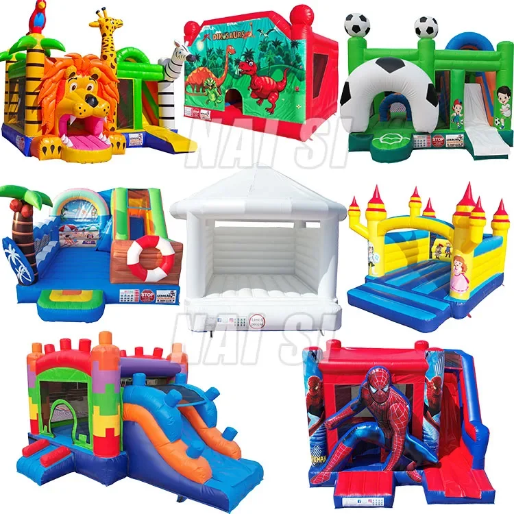 

High Quality Wholesale Bouncy Castle Inflatable Bouncing Castle With Slide Commercial Bouncy Castle For Kids