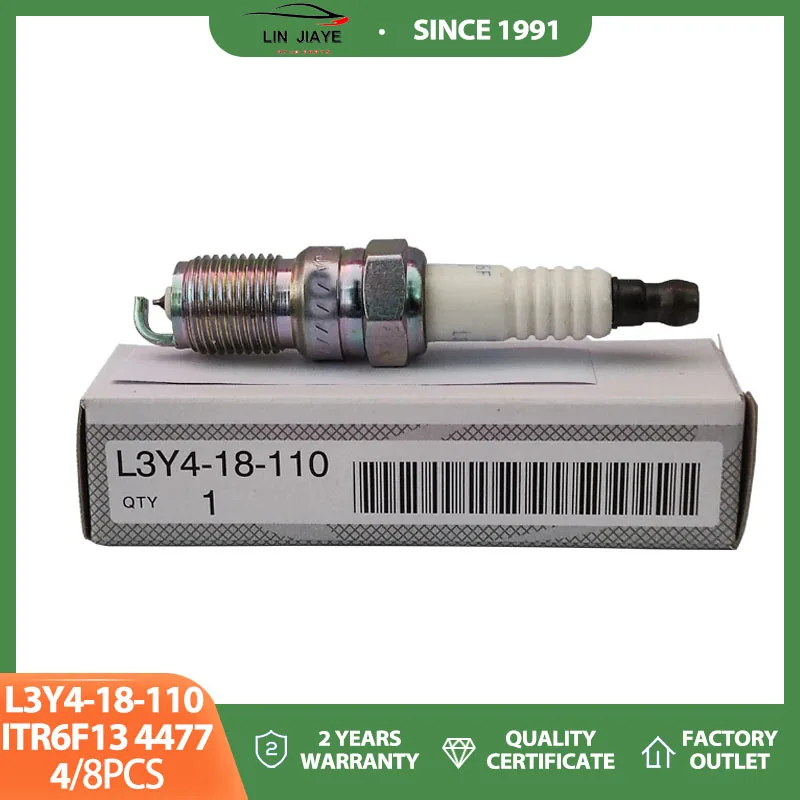 4 قطعة 8 قطعة L3Y4-18-110 ITR6F13 4477 إيريديوم اعة لمازدا 3 6 ATENZA لفورد فوكس ITR6F-13 L3Y 418110 ل 81318110 ل 34118110 #1