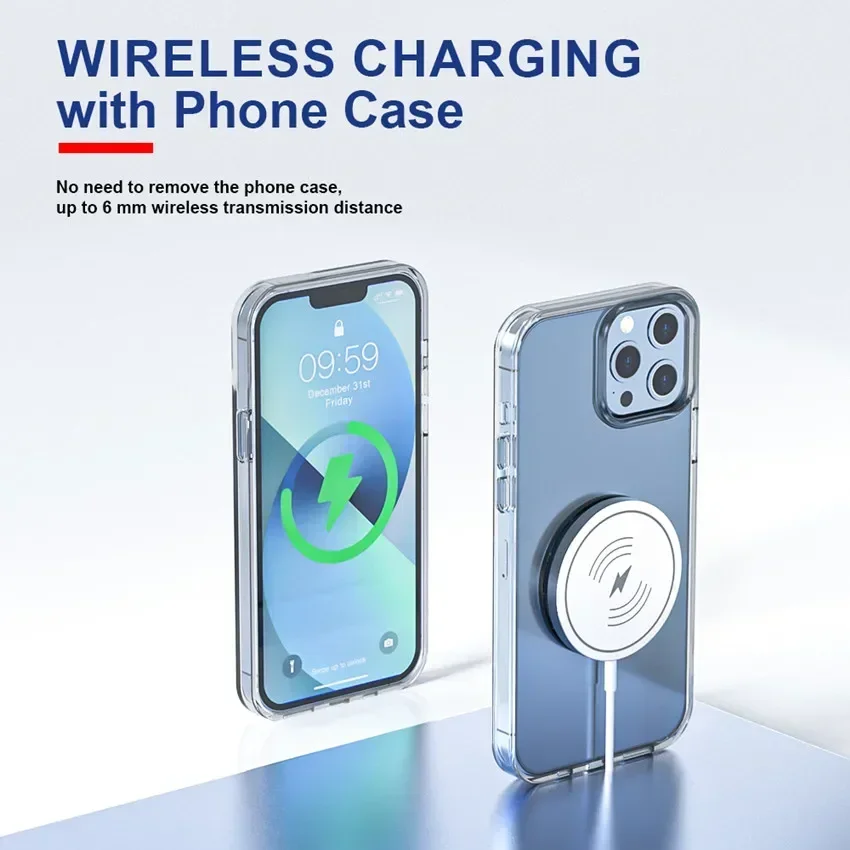 30W Fast Charger  USB C Magnetic Wireless Charging Device For iPhone 16 15 14 13 12 11 Pro Max Mini Plus XR X XS MAX Airpods Pro