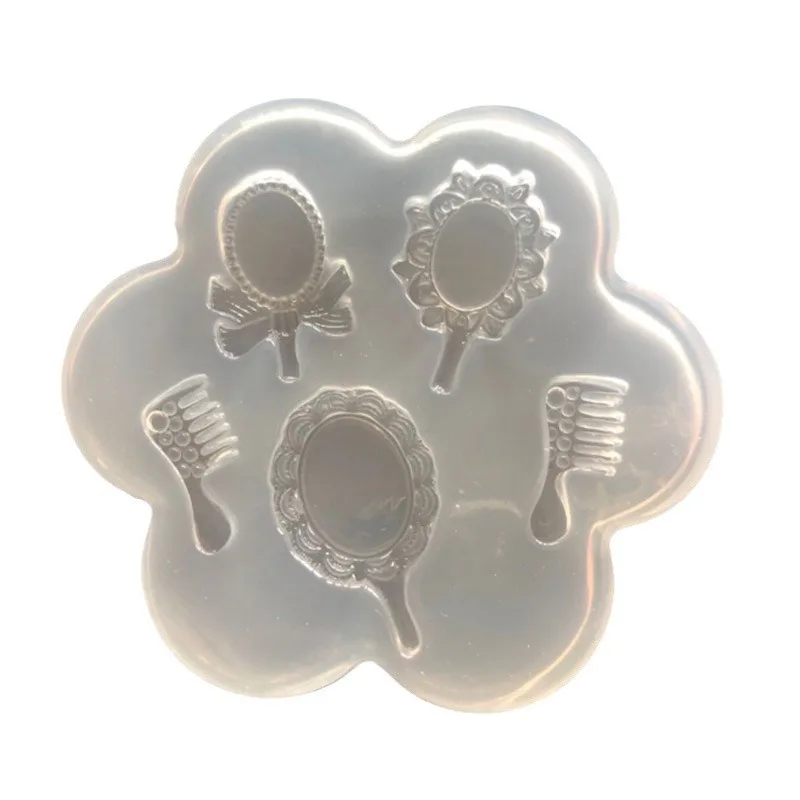A Variety of Magic Mirror Comb Shape Cake Fondant Silicone Mold Epoxy Jewelry Soft Pottery Clay Mould 16582