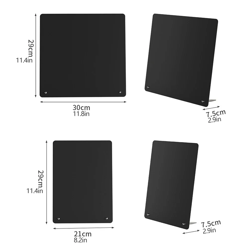 

1 шт. новая магнитная доска «сделай сам» магнитная доска объявлений с подставкой для столешницы с магнитным зажимом металлическая доска для дисплея магнитов