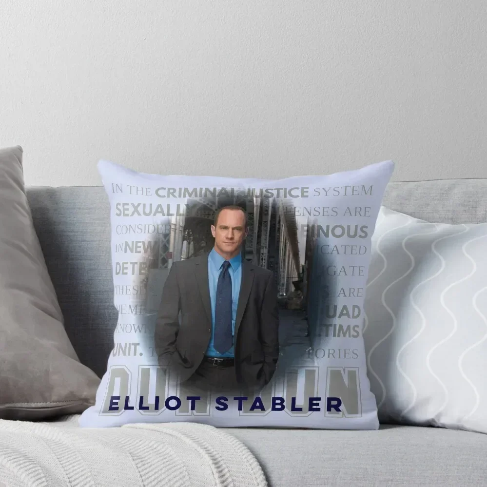 

Elliot Stabler Throw Pillow Luxury Cushion Cover ornamental pillows sleeping pillows pillow