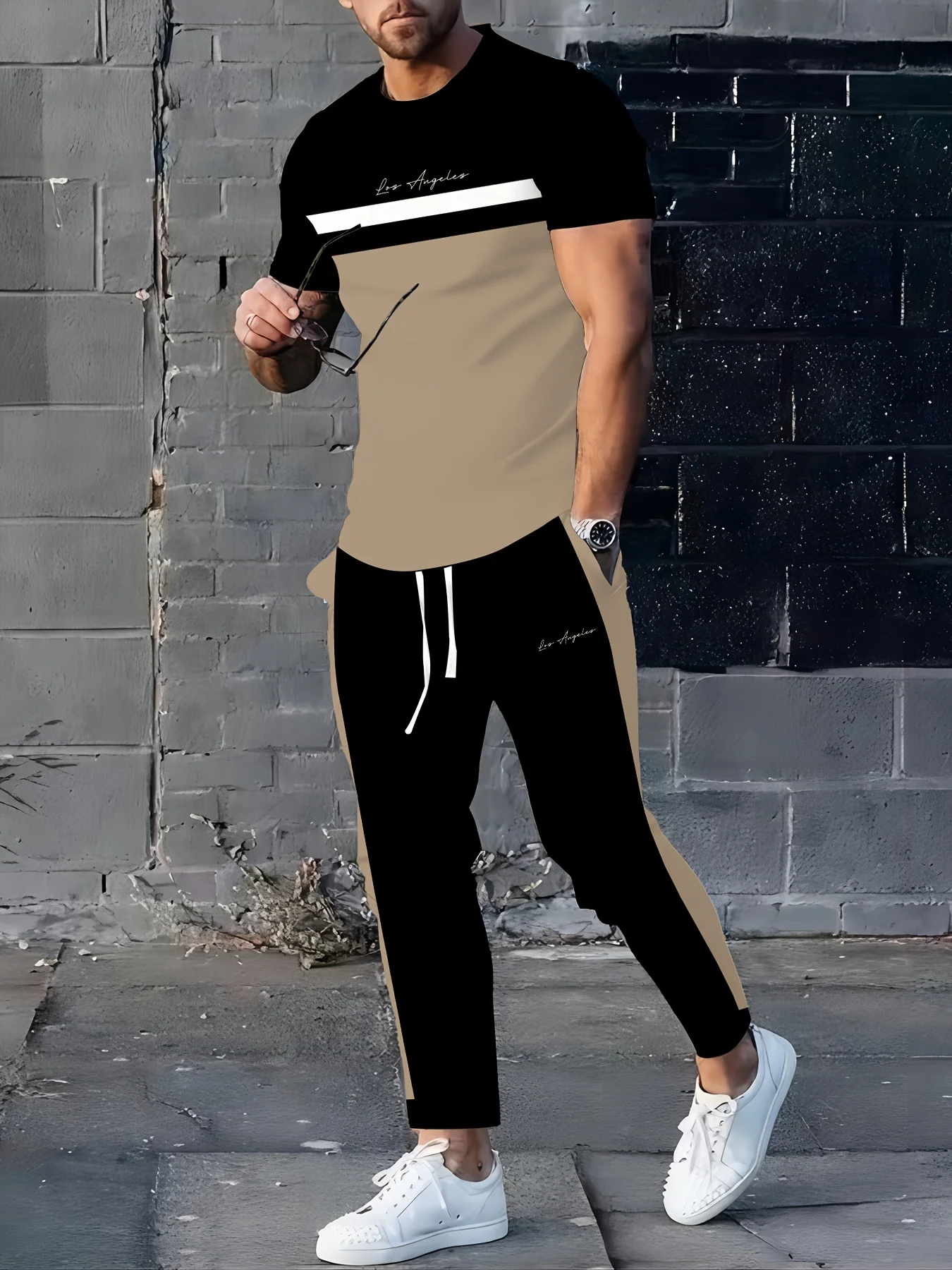 

The new men's suit for summer 2025 3D printed casual fashionable outdoor breathable soft and skin-friendly