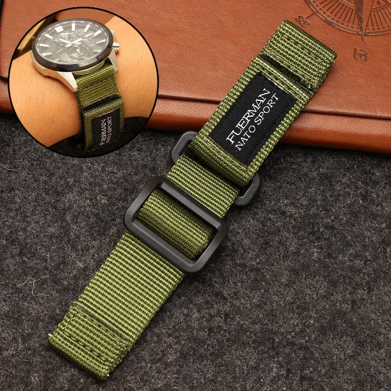 

Hot top Nylon NATO watch strap for Seiko NO.5 007 series sport watch belt 20mm 22mm 24mm watchband Men's wristband bracelet