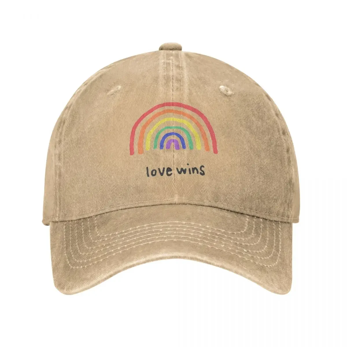 Love Wins  Baseball Cap Legalize Gay Men Custom Hip Hop Hats Spring Fashion Outdoor Casual  Caps