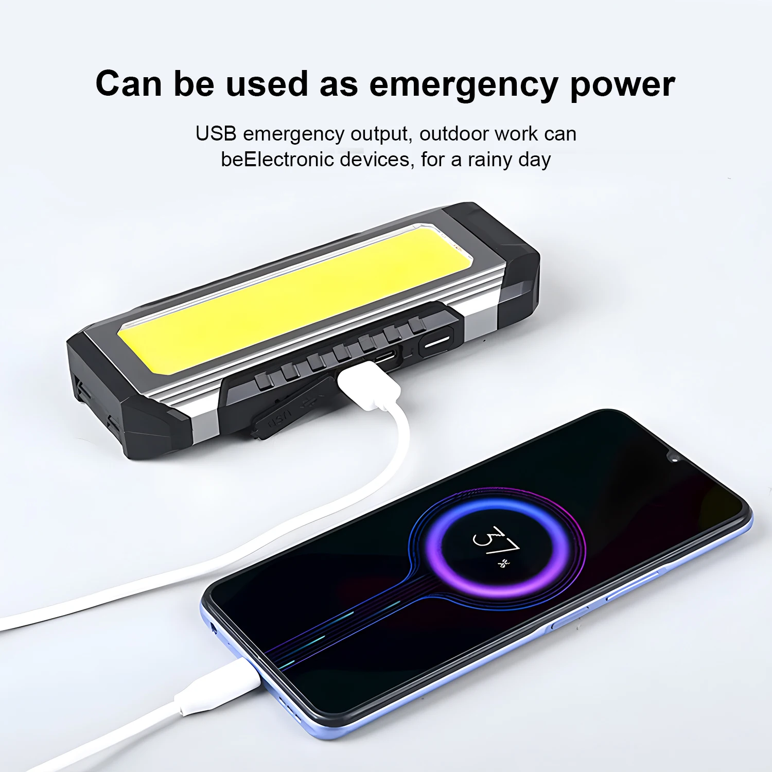 High Power Rechargeable Led Flashlight Led Work Light Camping Long Lasting Rechargeable Lamps Tiki Convoy Flashlights Bank Edc