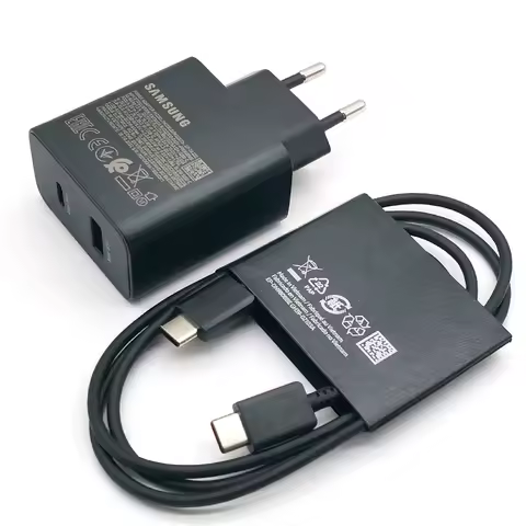 For Samsung Fast Charger 35W PD Fast Charge Adapter EP-TA220 For Galaxy S20 S21 S22 S23 S24 S25 FE Z Flip Fold 6 5 4 3 2 A16 A55