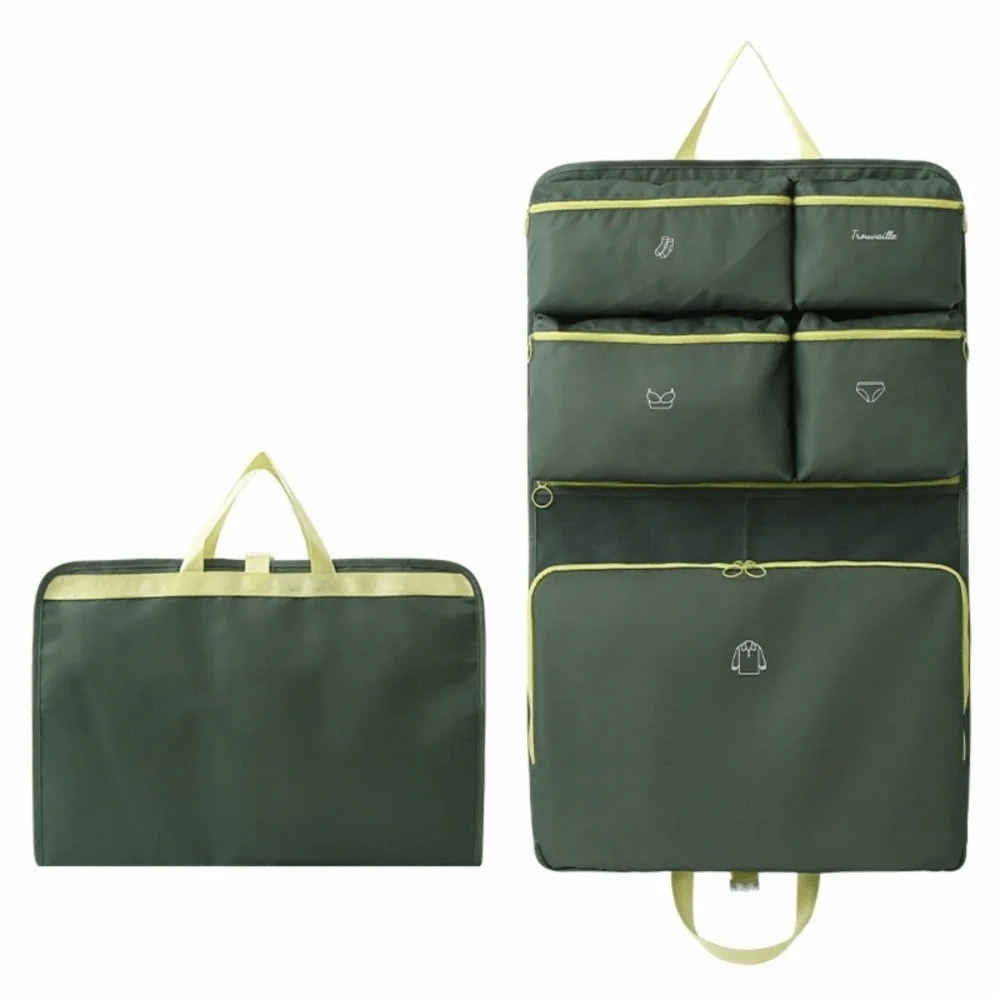 

Waterproof Foldable Hanging Storage Bag Moisture-proof Washable Clothing Storage Bag Polyester Large Capacity