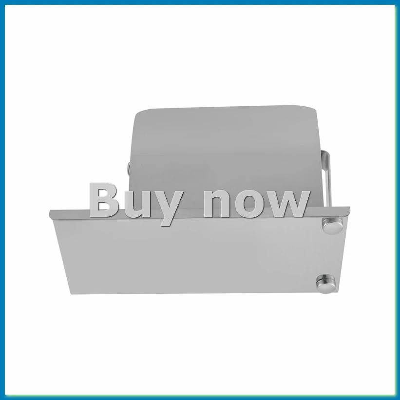 Modern Stainless Steel Wall Mount Toilet Paper Holder with Phone Shelf Roll Paper Holder Bathroom Fixture Bathroom-A51M
