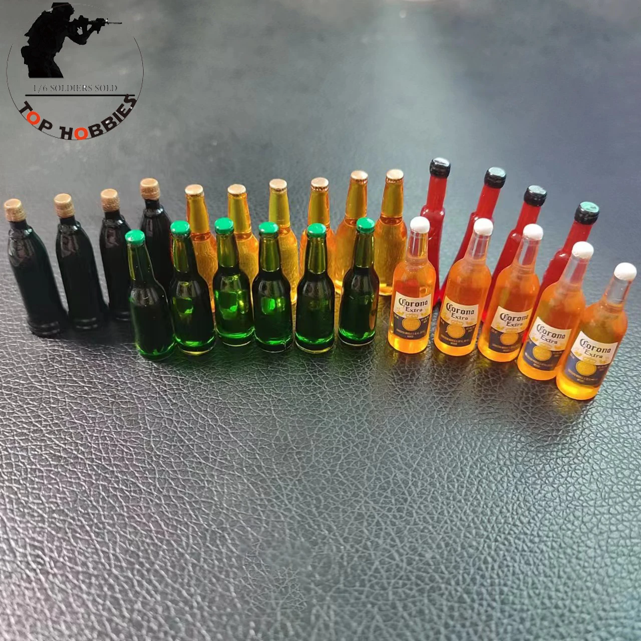 1:12 Scale Miniature Beer Bottles Mini House Drink Accessories Mixed Western Wine Drinks Decoration Model for Fairy Garden Pub