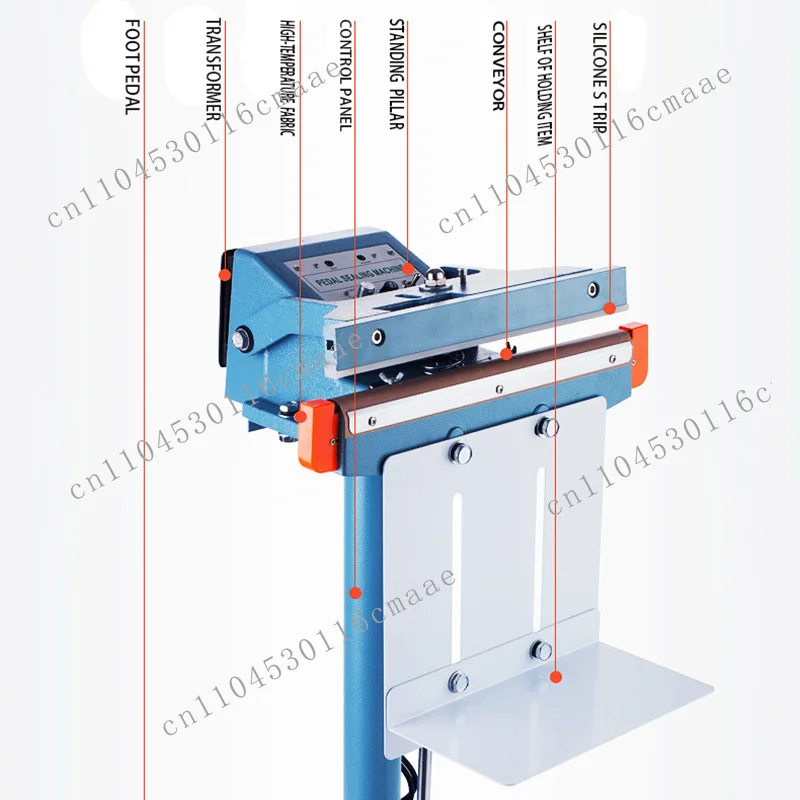 Rice, food, hardware aluminum alloy bracket foot pedal food packaging sealing machine
