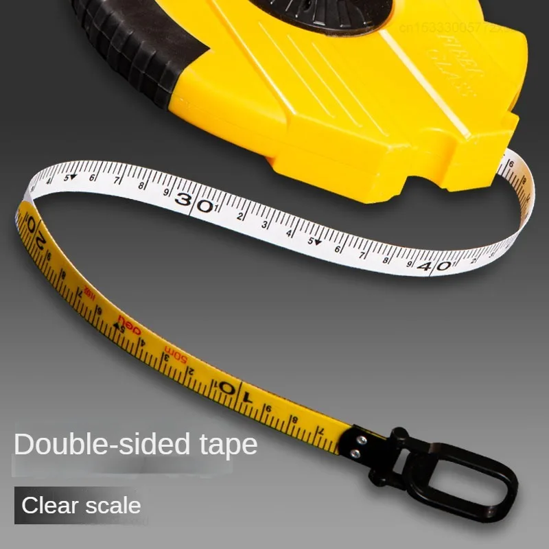 Xiaomi 10/20/30/50M Rubber Coated Fiber Tape Measure Multi-function Measurement Tool High Precision Drop Resistant Tape Measure