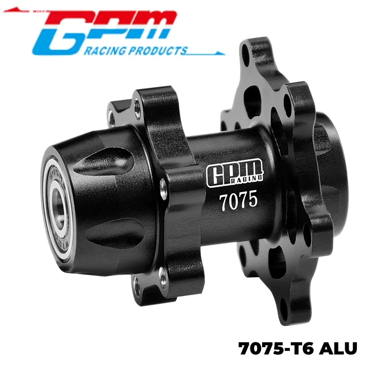 GPM MX006 ALUMINUM 7075-T6 FRONT WHEEL HUB HEX (LARGER INNER BEARINGS) FOR LOSI 1/4 PROMOTO MX SM MOTORCYCLE RC Upgrade