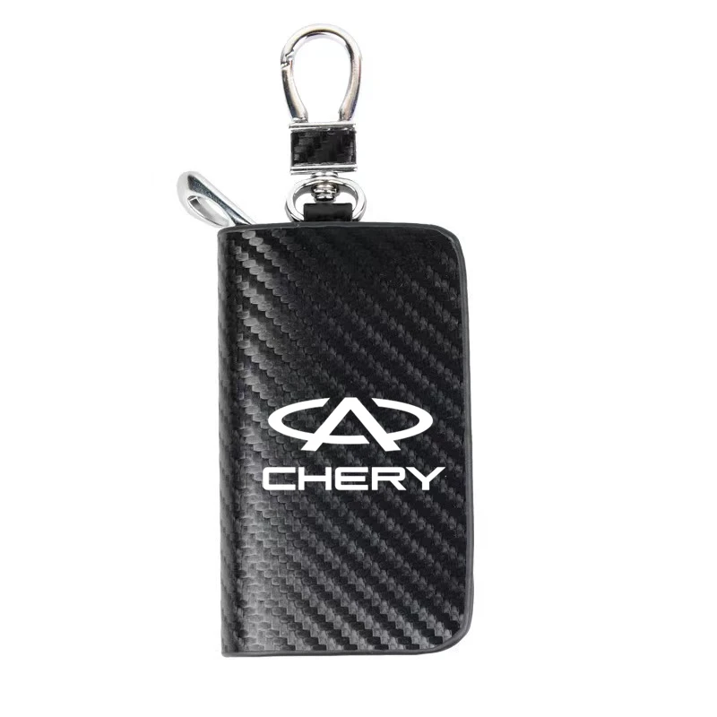Car Key Protection Shell Bag Carbon Filber Car Key Case For Chery Tiggo 7 Pro 8 4 5 3 2 T11 5X Amulet Fora QQ IQ Fulwin Arrizo 5
