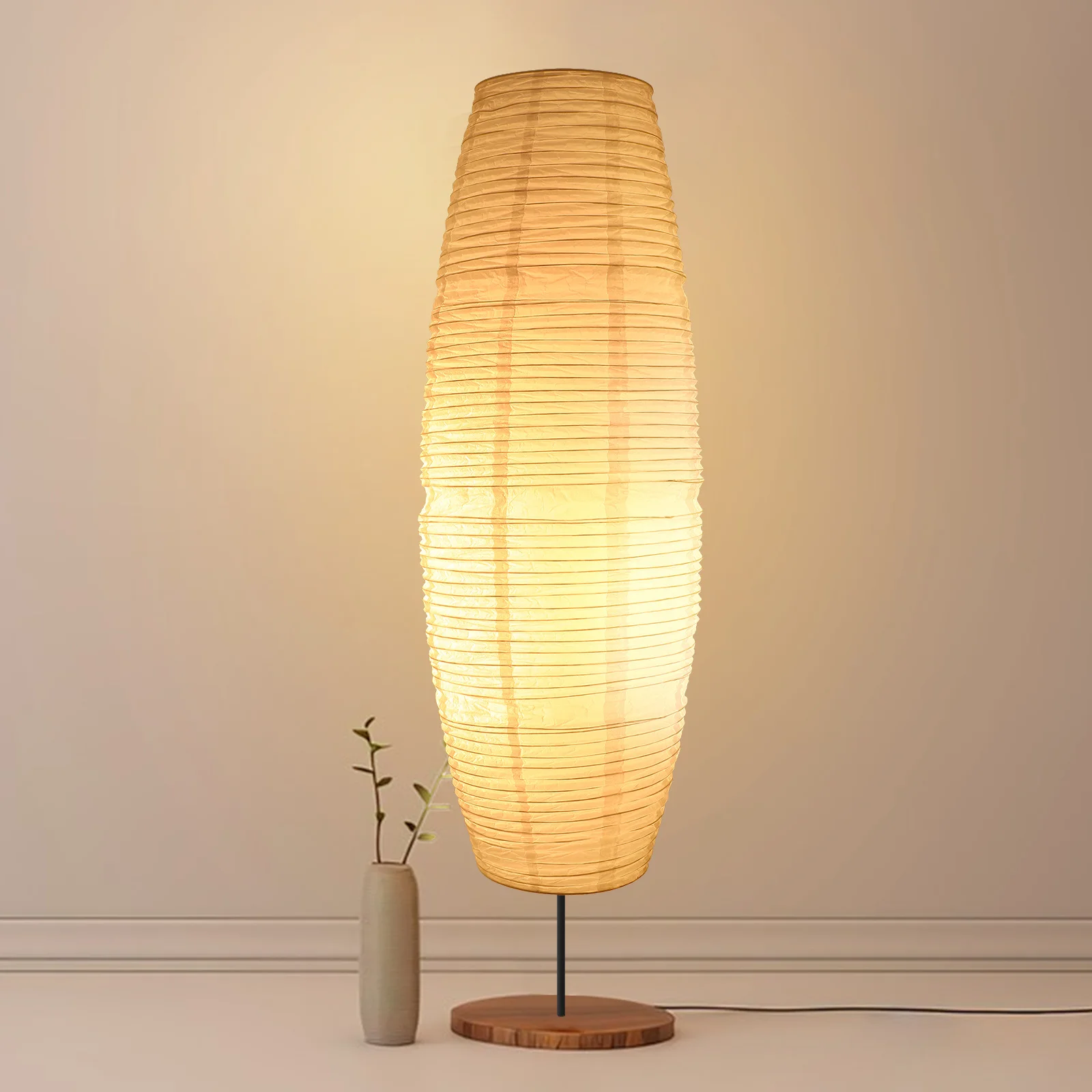 

Elegant 1pc Bedside Lamp Shade White Paper Design for Floor Lamps Decorative Lighting Cover Living Room Bedroom Use