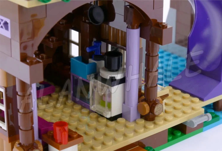 739ピース フレンズ アドベンチャー キャンプ ジャングル フォレスト ツリーハウス 10497 モデル 組み立てブロック エマ おもちゃ 女の子向け 互換性あり