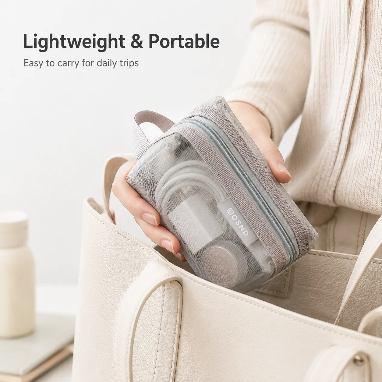 1/6PCS Mesh Zipper Storage Bag - Travel Accessories Electronics review and price