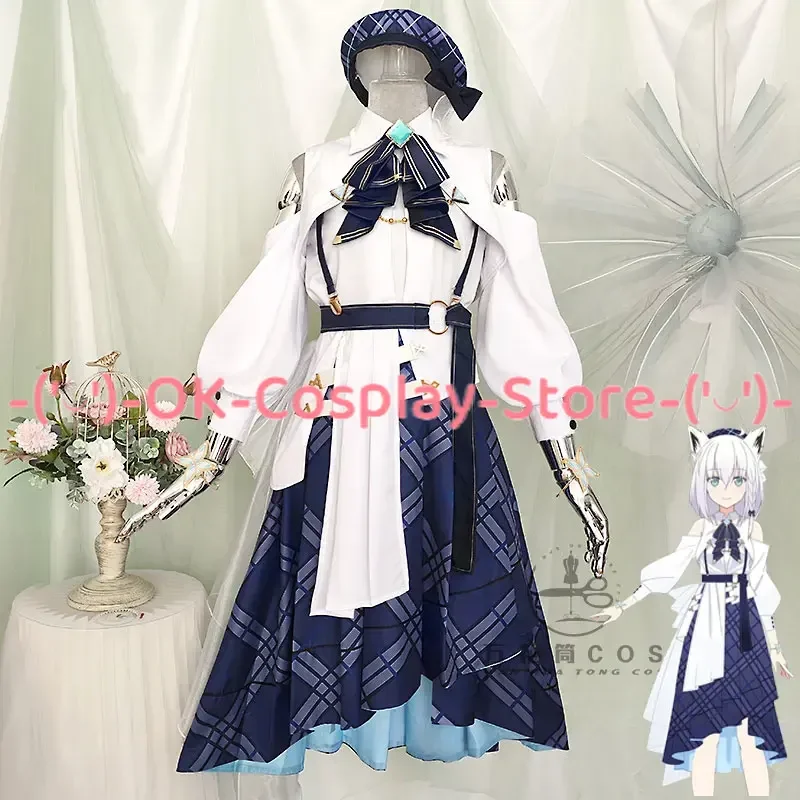 Hakui Koyori Houshou Marine Cosplay Costumes Blue Journey Vtuber Cosplay Dress Anime Clothing Halloween Uniforms Custom Made