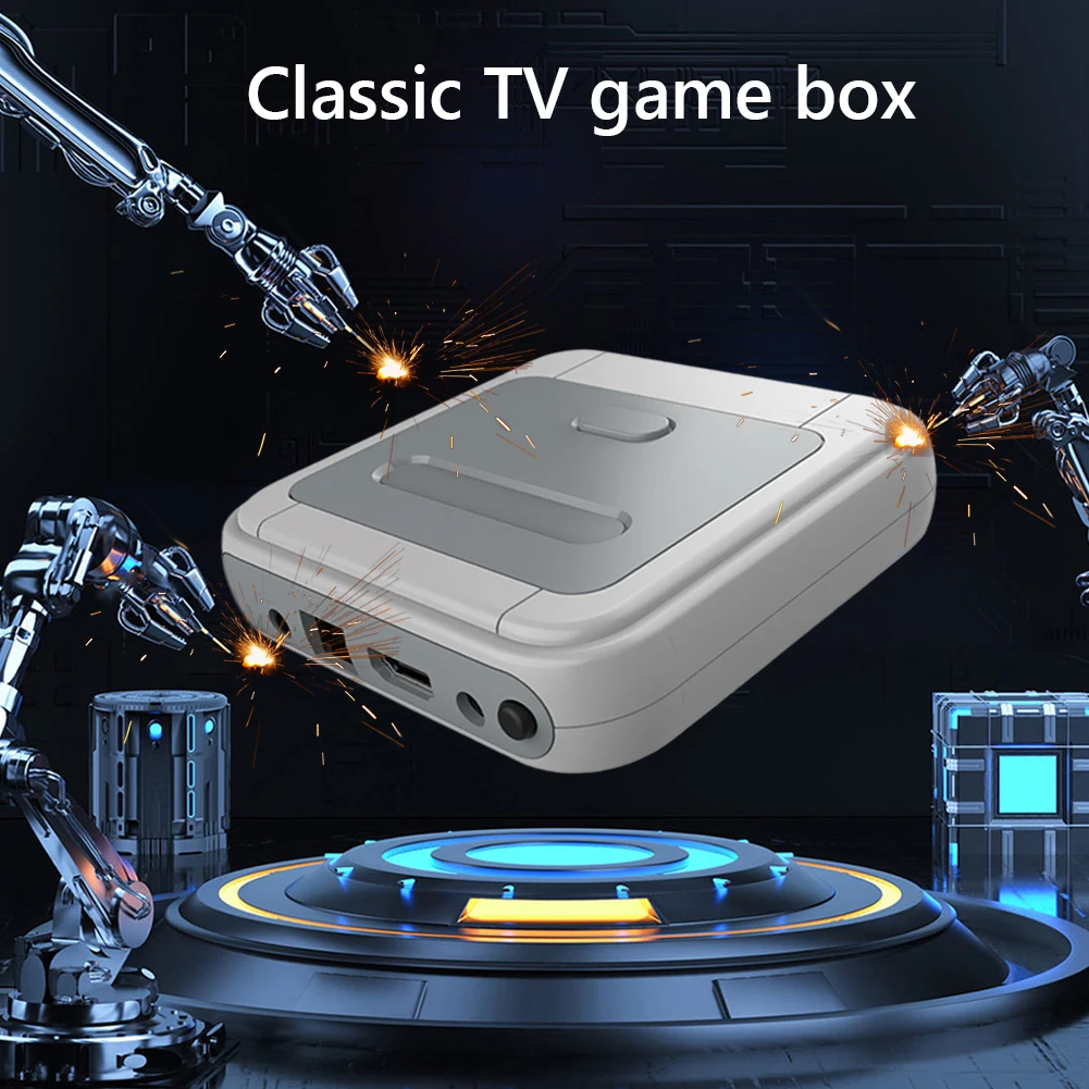 

Retro Video Game Console with 2 Wireless Game Controllers Game Box Compatible with Most Emulators for 4K HD Output