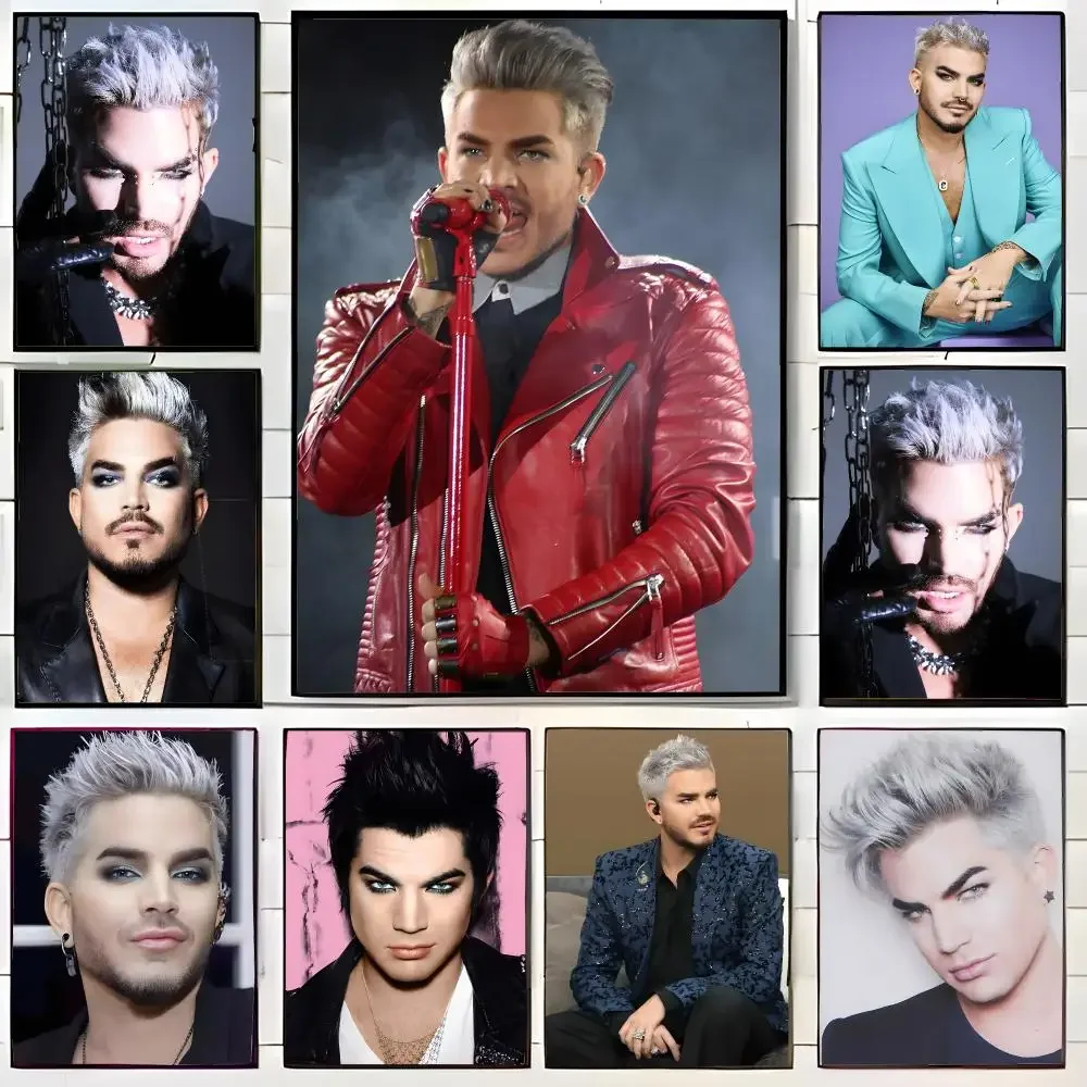 Glamorous Singer A-Adam Lambert Poster Wall Art Print Decorative Mural Home Decor Gift Unframed