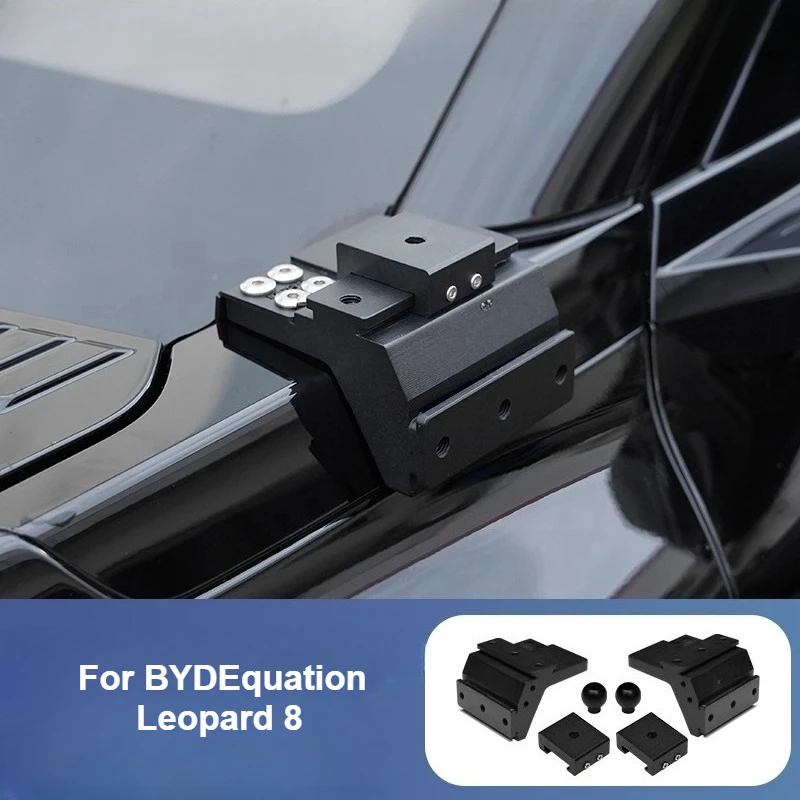 

A Pillar Spotlight Bracket Engine Hood Spotlight Lighting Base For Equation Leopard 8 2024 2025 Modification Accessories