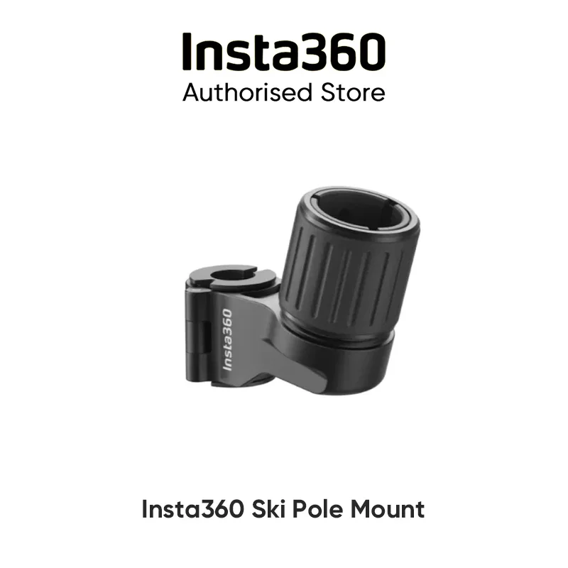 

Insta360 Ski Pole Mount free your hands no more awkward selfie stick use while skiing third-person skiing perspectives