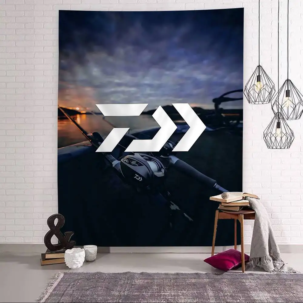 Fishing Tackle Brand D-Daiwa Hanging Bohemian Tapestry Bohemian Wall Tapestries Mandala Cheap Hippie Wall Hanging