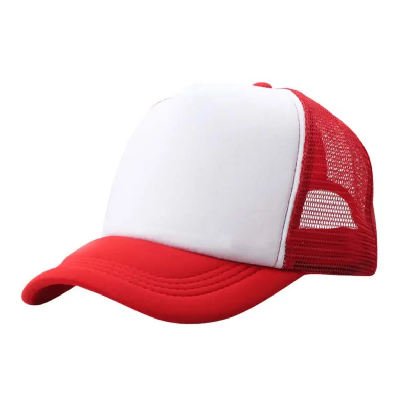 Gorras informales transpirables de media malla para niños, gorra de béisbol para niños, gorras de sol para niños, sombrero de camionero ajustable, primavera y verano, 3-8T