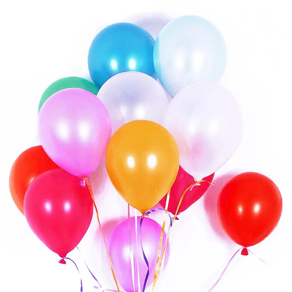 

20 Pcs Latex Balloon Birthday Ballons Decorations Bright Balloons Decorative for Arch Party Purple