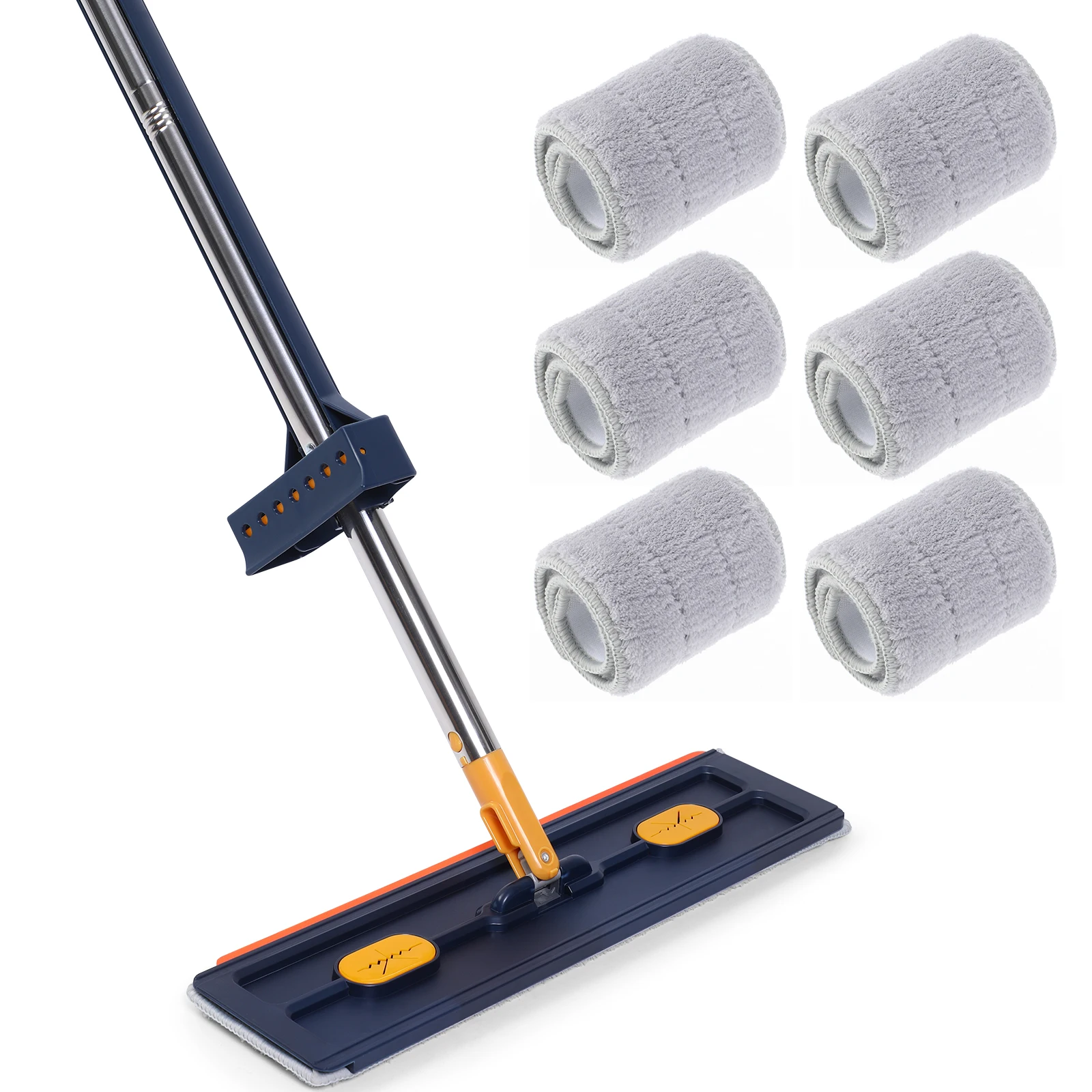 

Pads Large Flathead Floor Multi Functional Mop Cleaner Home Mop Cleaning Floor Mops Supplies Efficient Mopping