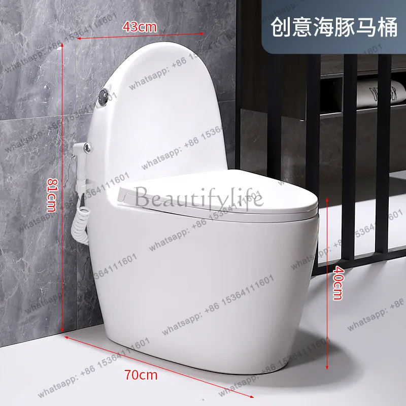 Creative new bathroom adult home seat toilet siphon water-saving silent package installation model