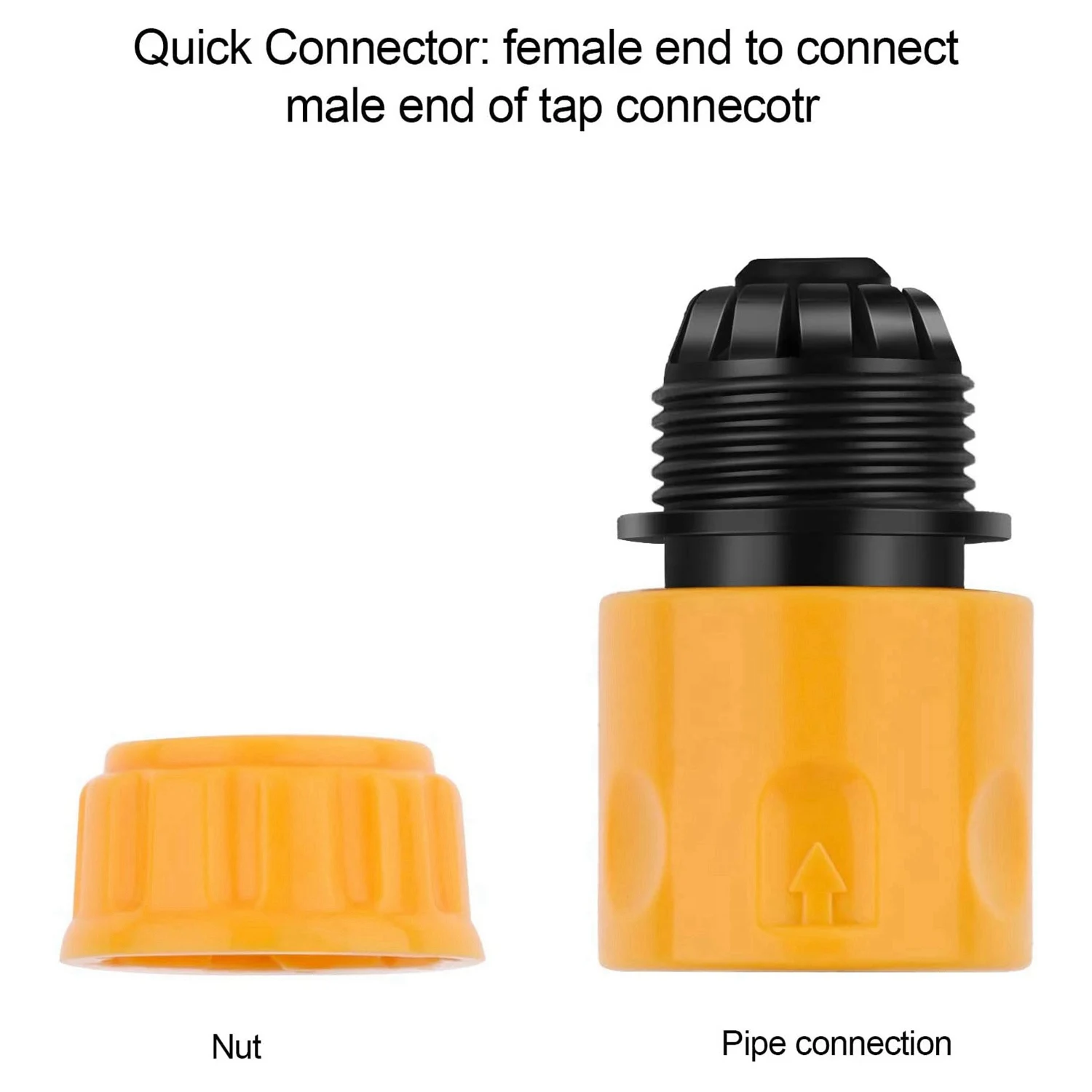 A36T-13 Pcs Plastic Garden Hose Tap Connector Kit For Join Garden Hose Pipe Tube