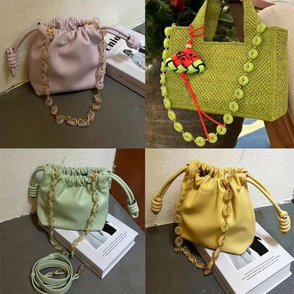 

Donut Chain Bag Replacement Shoulder Strap Acrylic Metal Crossbody Chain Multifunctional Bags Extender Bag Decorative Chain