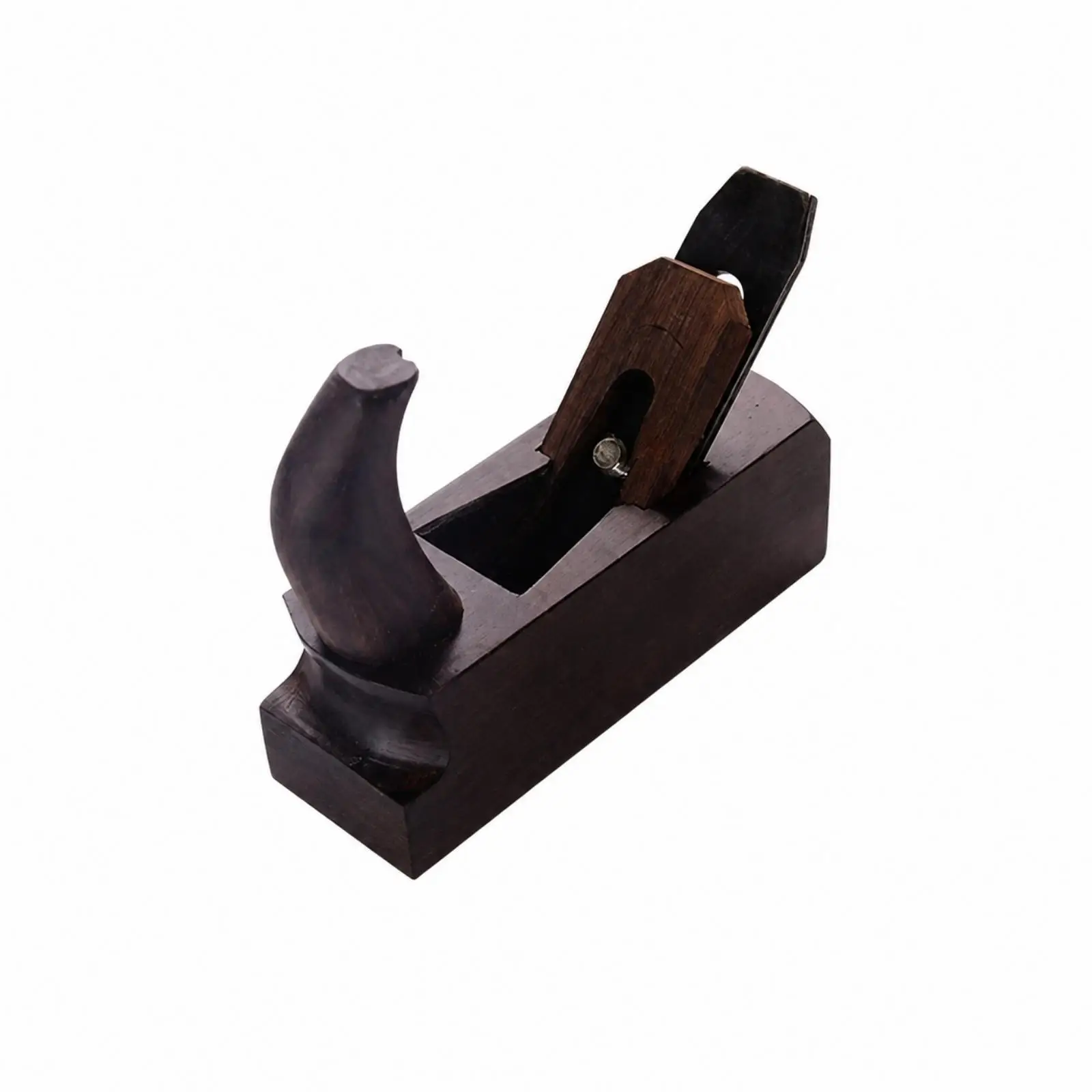 European-Style Woodworking Hand Plane Long-Lasting Ebony Body Hand Plane Ebony Wood Planer Sharp Traditional for Woodworkers