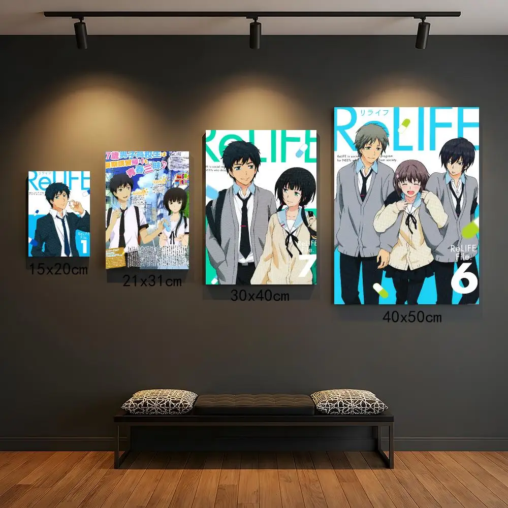 anime R-ReLIFE-E Painting Calligraphy Boho Botanical Decor for Living Room  Elegant Home Style