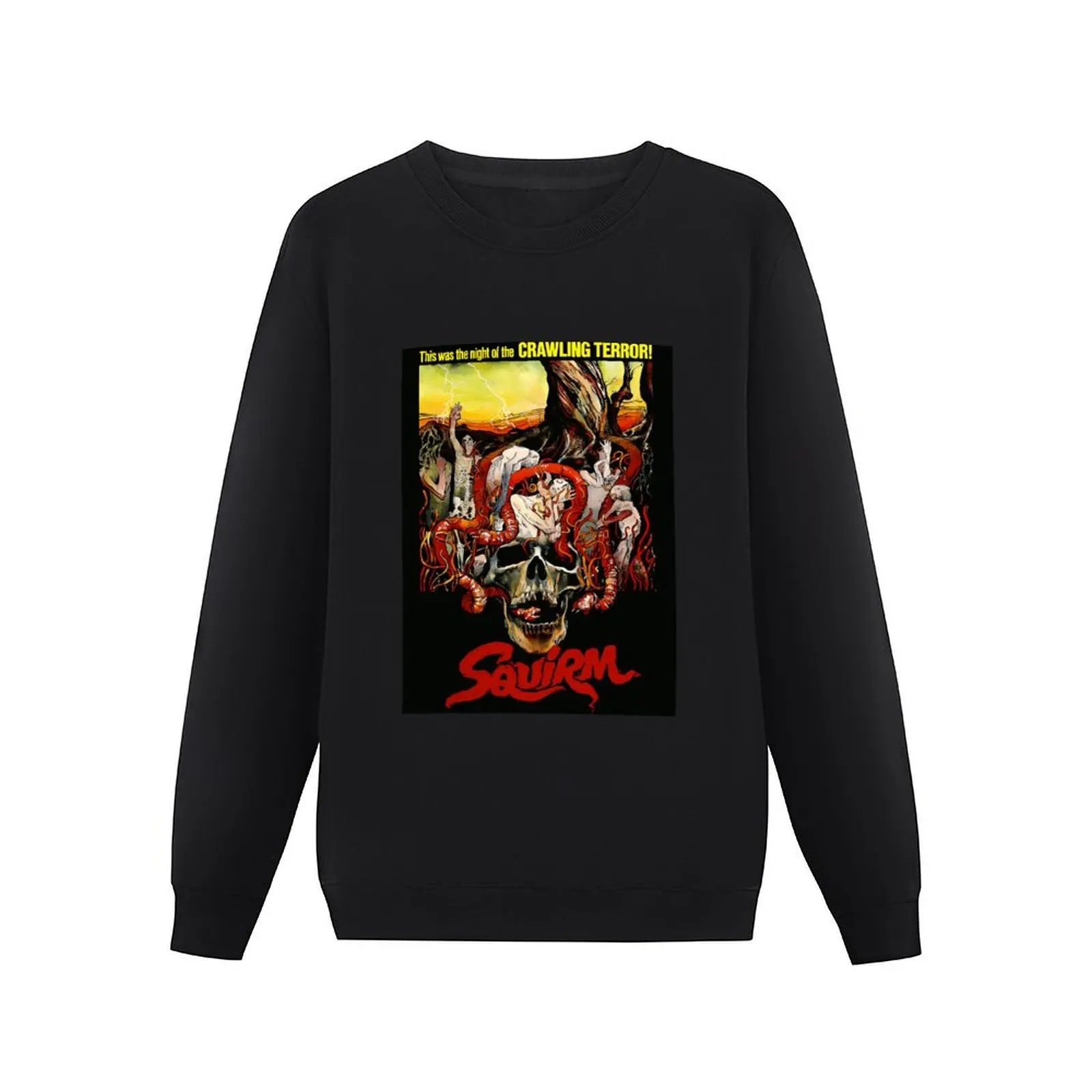 1976 SQUIRM VINTAGE HORROR MOVIE STYLE A Pullover Hoodie autumn clothes aesthetic clothing men's sweatshirt