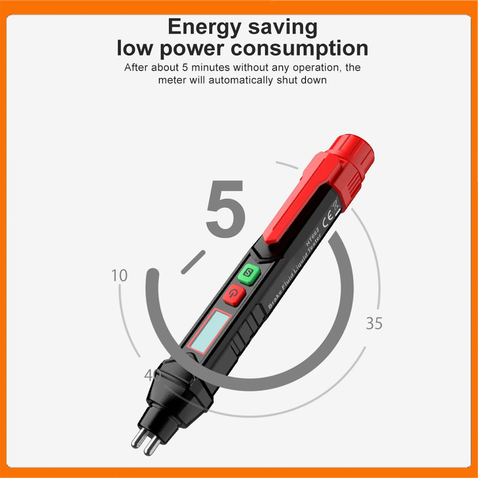 

Brake Fluid Liquid Tester Pen Oil Moisture Detector Vehicle Automotive Diagnostic Test Tool Brake Fluid Liquid Tester Pen