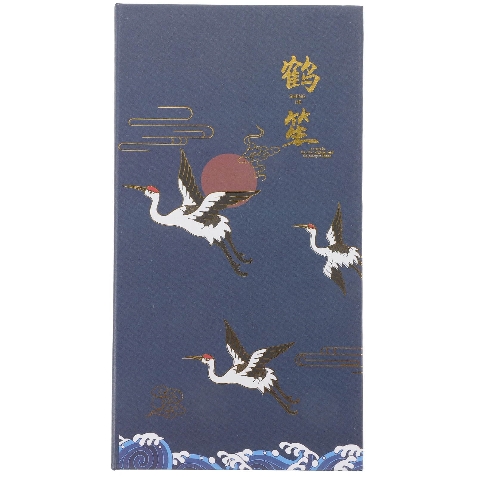 

Notepad Crane Pattern Gift Adhesive Notes Diary Planner Stickers Paper Chinese Style Memo Pads