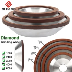 75mm/100mm/125mm/150mm Diamond Grinding Wheel Cup Grinding Wheel Grinding Circle For Tungsten Steel Milling Cutter Tool