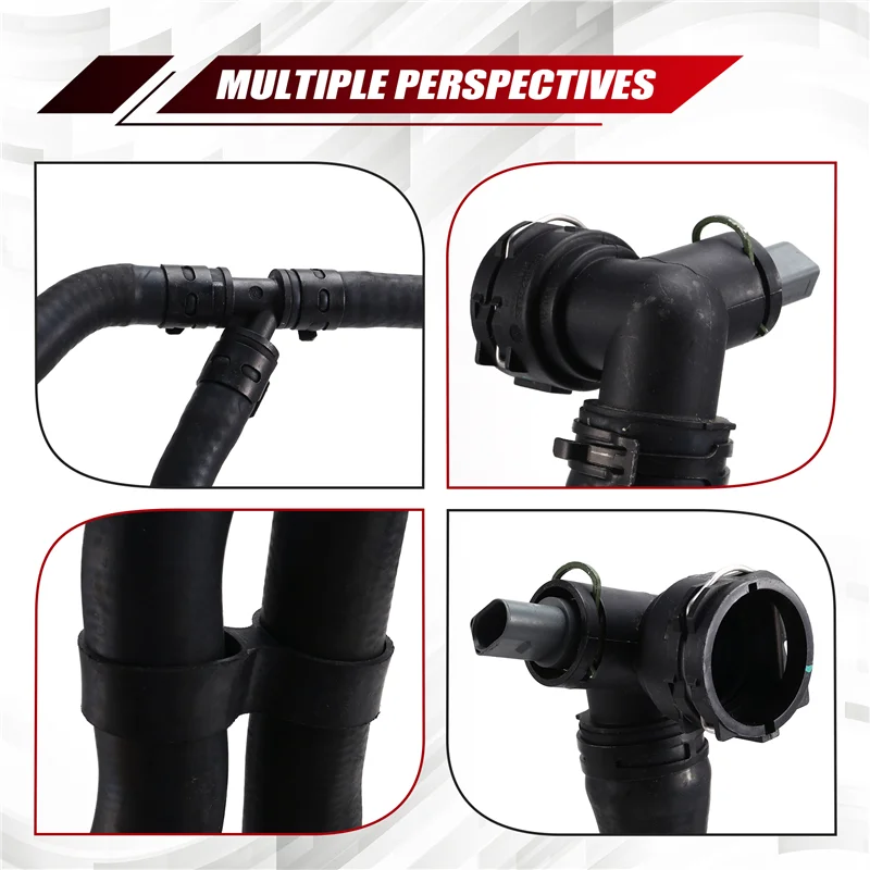 Tubo de manguera de refrigerante enfriador de motor 5Q0121049AD para Q2 A3 8V VW Golf 7 MK7 Passat B8 Skoda Octavia 5E Superb