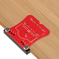 Punch Locator And Limiting Frame 35mm Woodworking Hinge Hole Opener Aluminum Alloy Concealed Hinge Hole Template