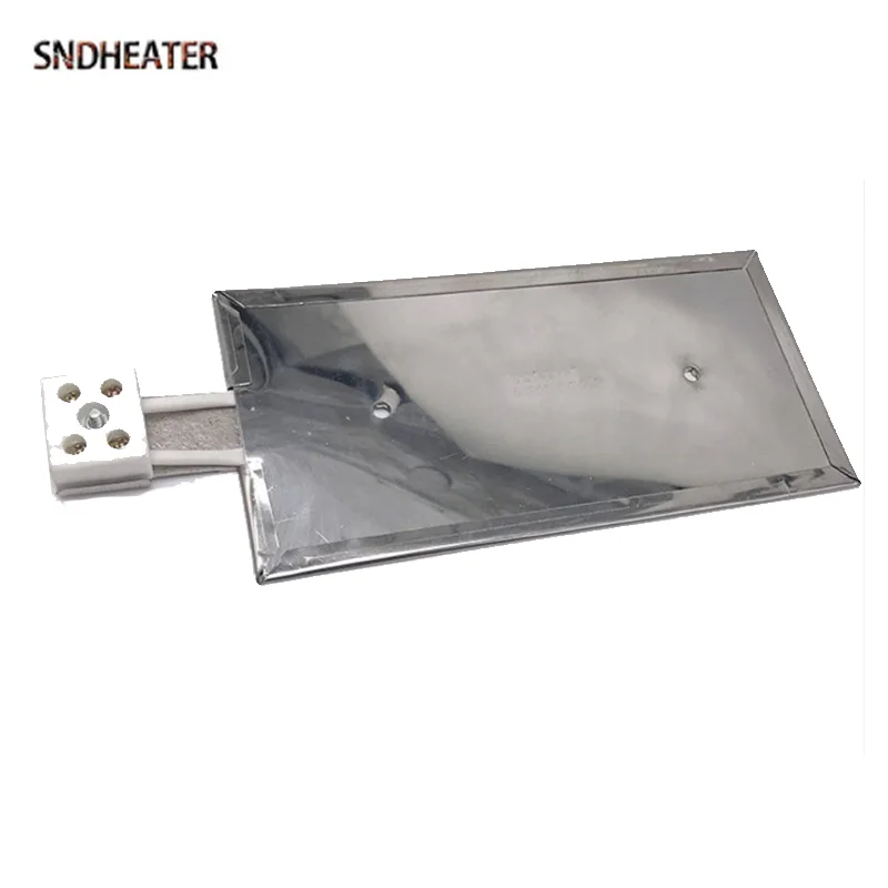 SNDHEATER 100MM 150MM 200MM Electric Heating Plate 220V 800W 1KW Stainless Steel Heater Element Board with Plug for Extruder