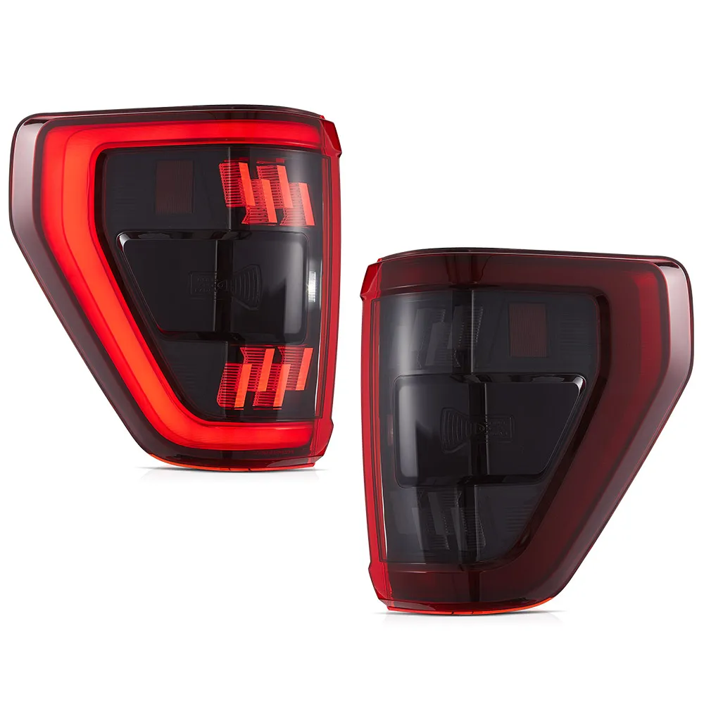 Vland Full LED achterlichten voor Ford F150 2021-2024, sequentiële richtingaanwijzers, Plug-and-Play achterremlichten vervangende upgrade
