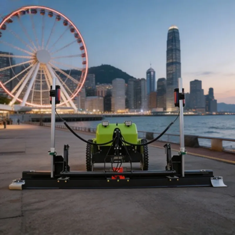 High Precision Laser Screed Concrete Floor Leveling Machine Walk Behind Vibratory Leveler for Warehouse Factory Floor Use Work