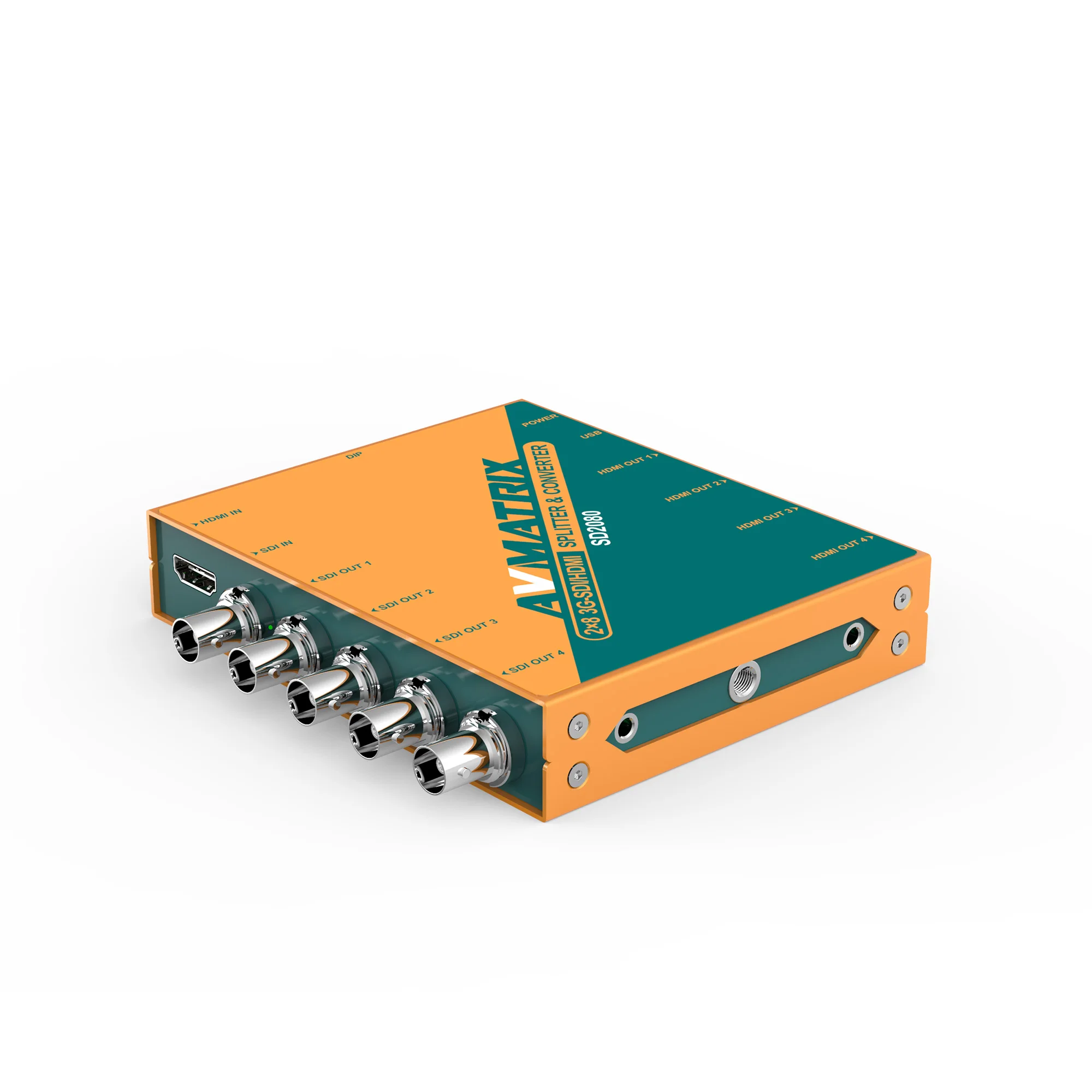 Avmatrix Sd2080 2x8 Sdi/hdmi Splitter /converter 1×hdmi/1×3g-sdi To 4×3g-sdi/hd