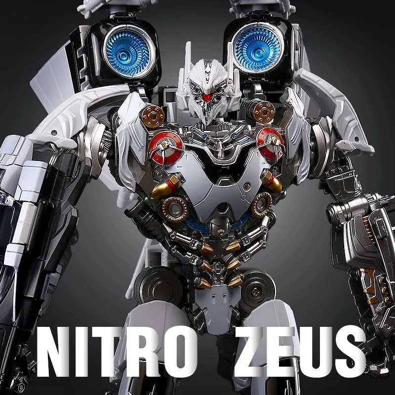 Bmb Transformatie Robot Ls01 LS-01 Oversized 27Cm Legering Tf Nitro Zeus Vliegtuig Film Anime Actiefiguur Model Speelgoed-Geen Paarse Slang